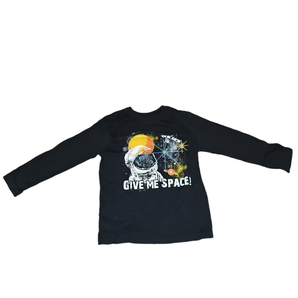 Boys Long Sleeve Space Shirt - Picture 1 of 4